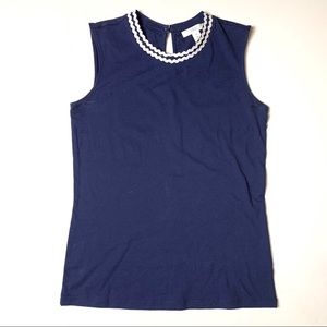 1901 Women’s Navy Blue Blouse Top